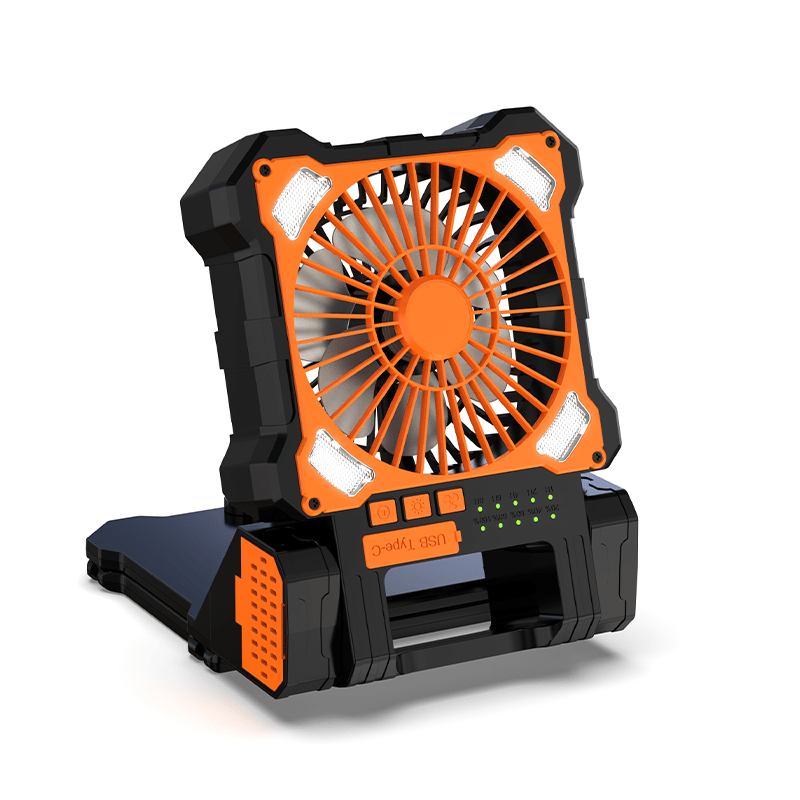 Sakerplus Solar Powered Portable Camping Fan