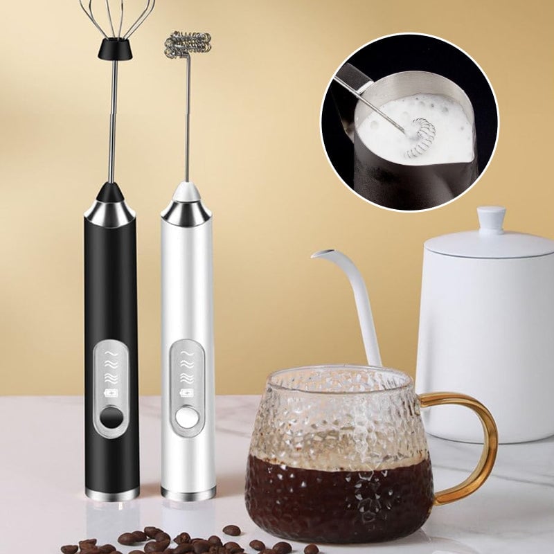 Electric Milk Frother & Egg Beater – 304 Stainless Steel