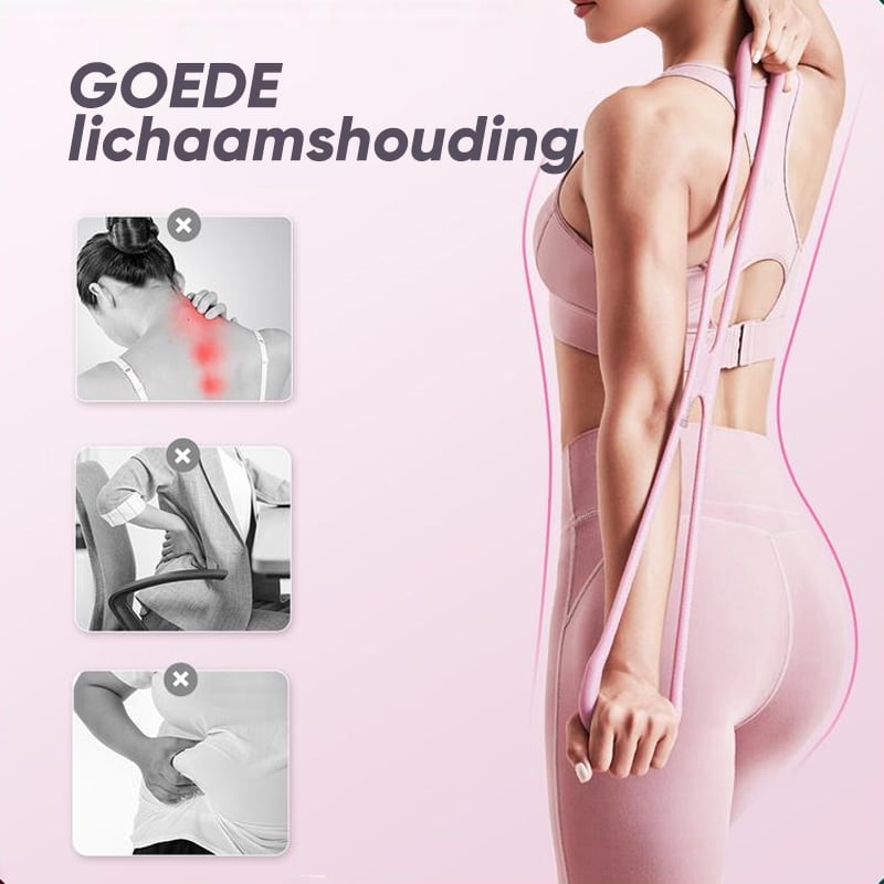 8-vormige siliconen weerstandsband met massagegreep