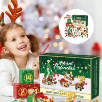 Sakerplus New Advent Calendar Children's Christmas Building Blocks