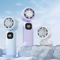 Foldable Ice Cooling Handheld Fan