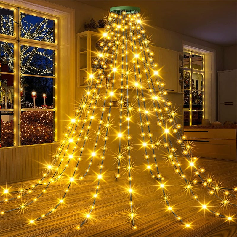 Warm Light,1.5M/200 Lights ( (For 4-6ft Christmas Tree),USB(With Remote Control)
