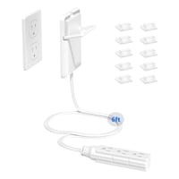 Sakerplus Ultra Thin Flat Plug Power Strip