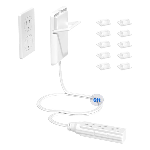 Sakerplus Ultra Thin Flat Plug Power Strip