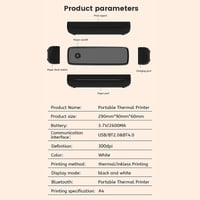 Portable Wireless Bluetooth Thermal Printer Free Shipping