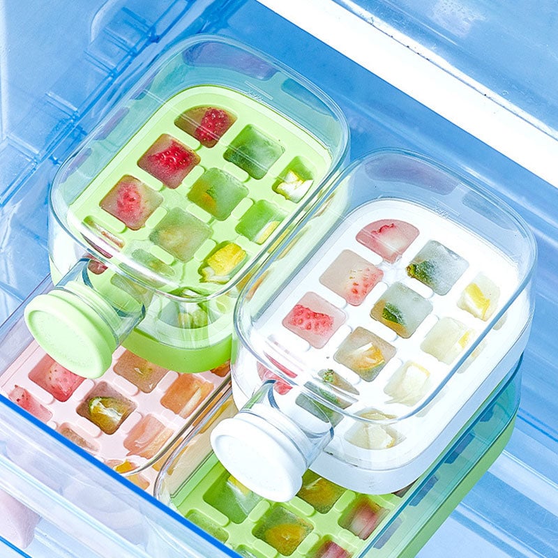 Straw Cup Ice Maker Bottle