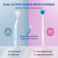 Tongue Cleaning Gel & Brush Bundle for Refreshing Oral Care