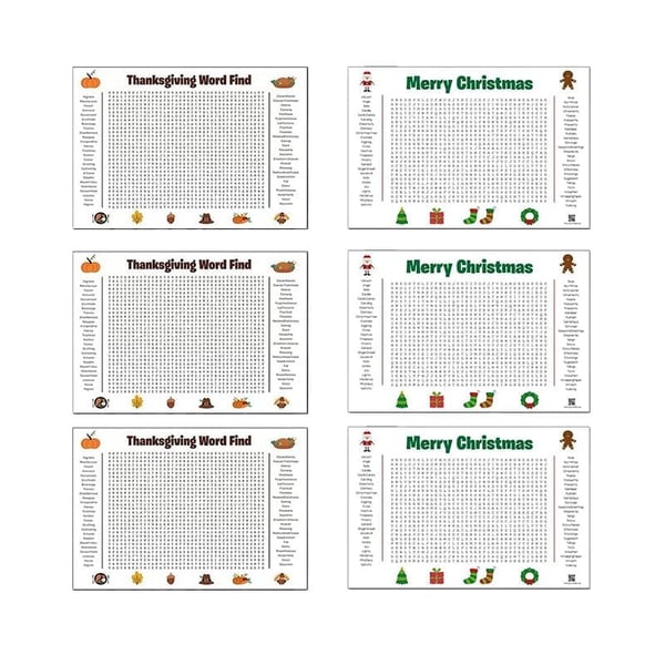 Word Fill-in Puzzle Poster