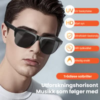 2024 Oppgrader Bluetooth-solbriller