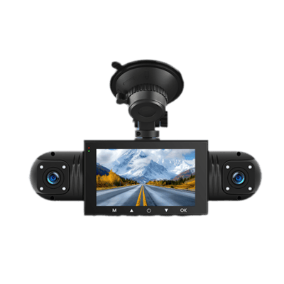Four-record monitoring driving recorder