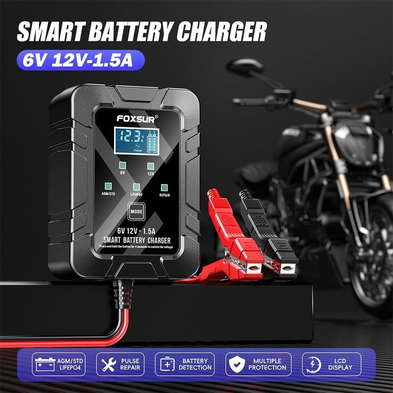 6v 12v Automatic Intelligent Recognition