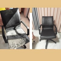 Self-adhesive leather refinisher