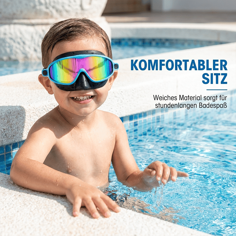 Kids Swimming Nose Cover Goggles