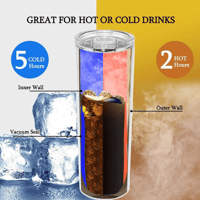 Thermosbecher mit Schmutzmuster