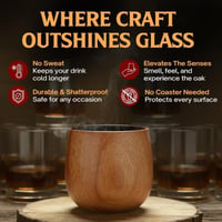 Charred Jujube Wood Cups