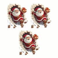 Santa Claus Wall Sticker Set