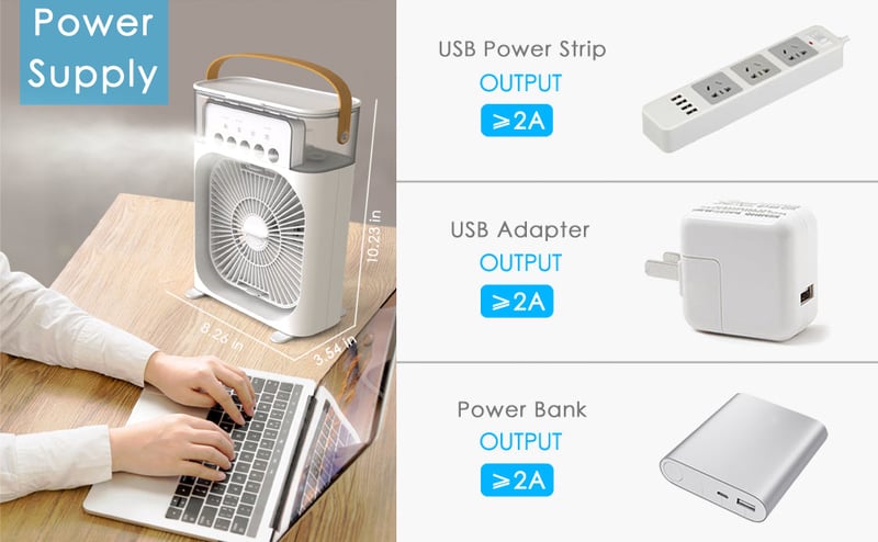 Water-cooled Air Cooler (USB Plug)