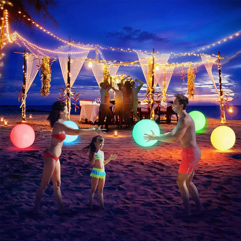 LED-licht 16 kleuren lichtgevende strandbal