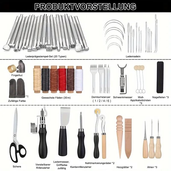 SakerNeo Lederwerkzeug-Set