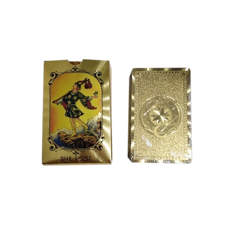 Ontdek de mystieke wereld van Tarot Gold Foil Tarot