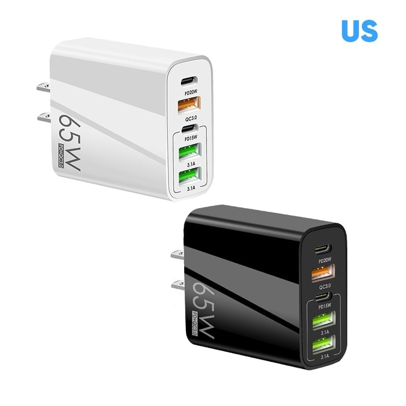 Sakerplus Multi Port Adaptor 65W Fast Charger - US Standard