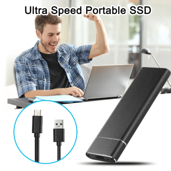Portable Solid State External Hard Drive, Ultra Speed External SSD