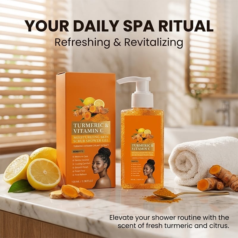 Turmeric Vitamin C Scrub Body Wash
