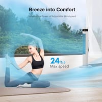 Portable Bladeless Floor Fans for Home