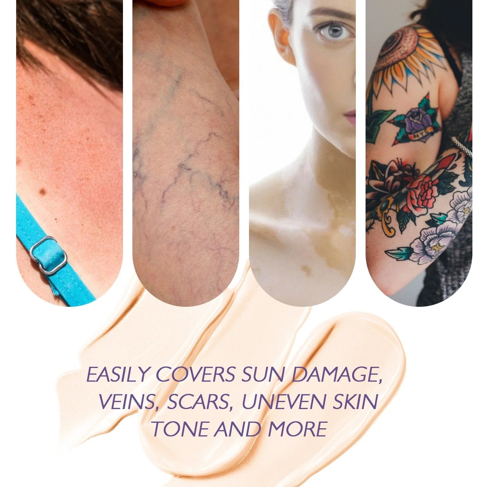 Waterproof Body Coverage Perfector【With free makeup brush】