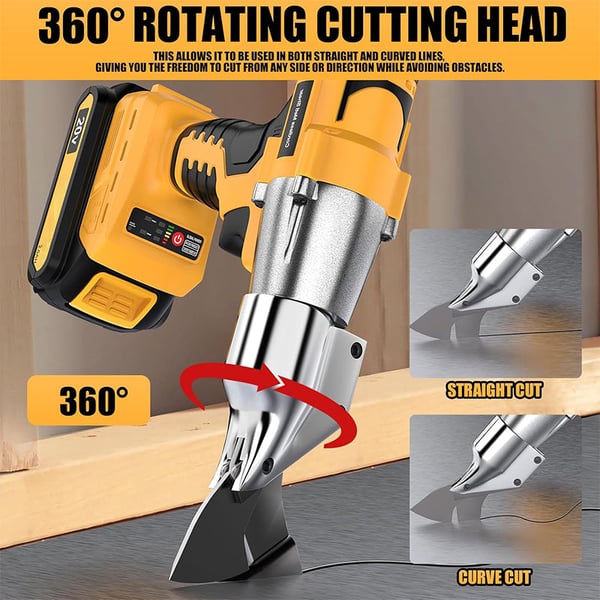 Sakerplus Cordless Sheet Brushless Metal Cutter