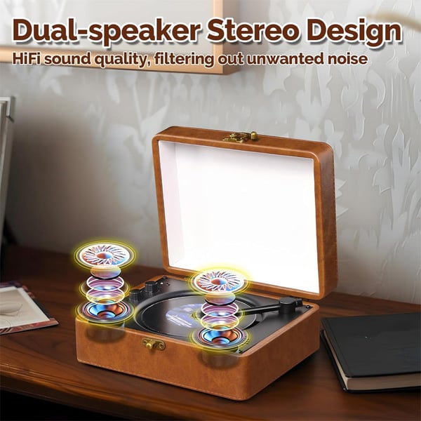 Portable Retro CD Bluetooth Music Player