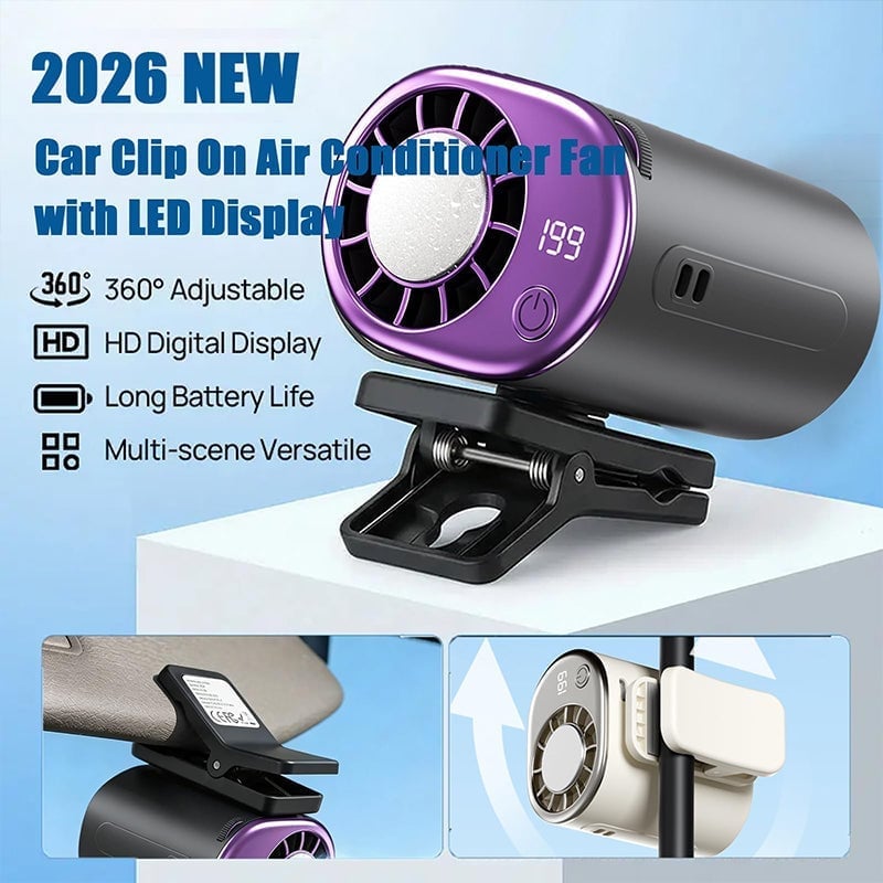360° Rotating Semi-Cooling Clip Fan