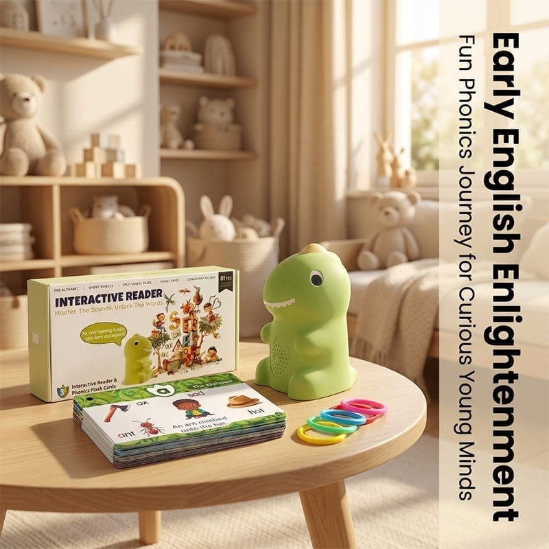 Dino Learning Card Point-Reader