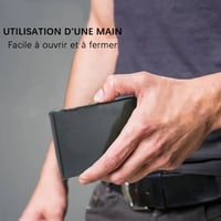 Porte-cartes ultra-fin avec protection contre le vol et la démagnétisation