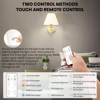Emergency three-color bulb