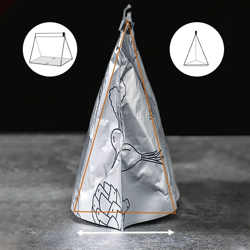 Aluminiumfolien-Antibakterieller Versiegelungsbeutel (10 Stück)