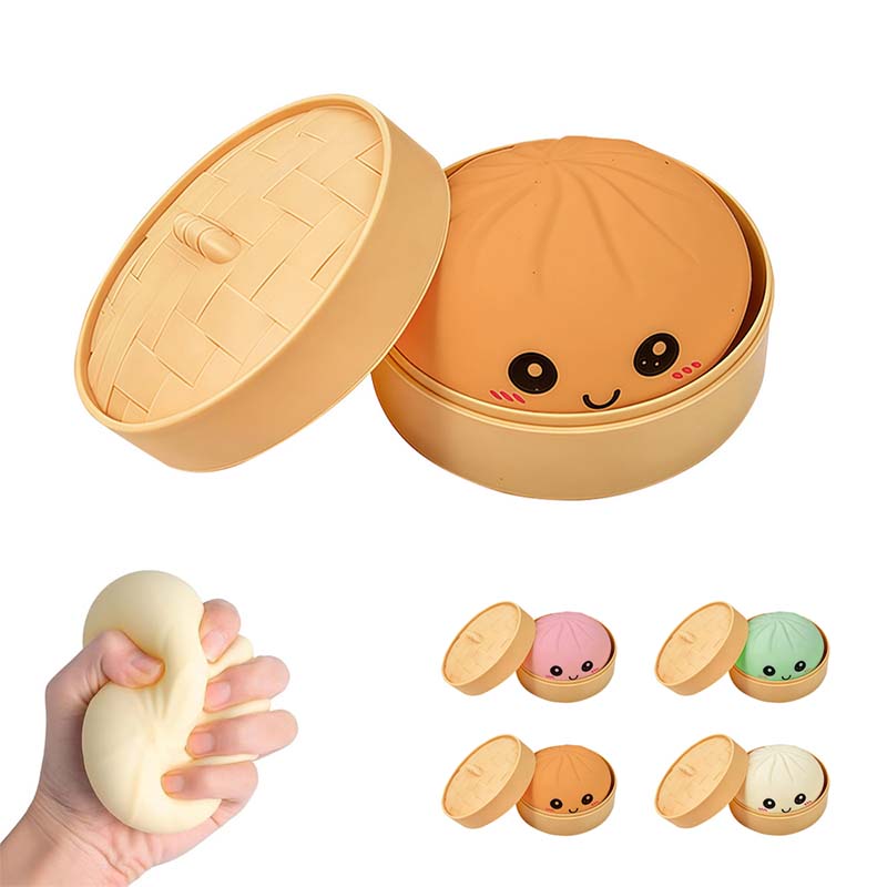 Steamed Bun Squishy Toy (Fun Squeeze Toy)
