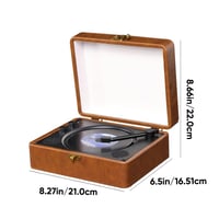 Bärbar retro CD-spelare med Bluetooth-ljud