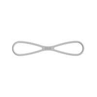 New 8-Shaped Silicone Resistance Band with Massage Grip