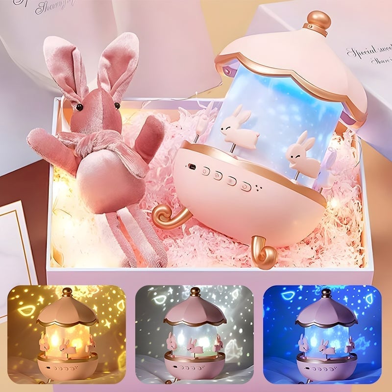 Rotating Carriage Music Box Projector