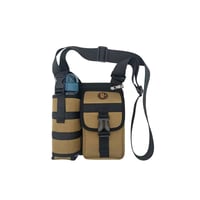 Sacs imperméables de fronde de bandoulière de poitrine de camping avec le support de bouteille d'eau