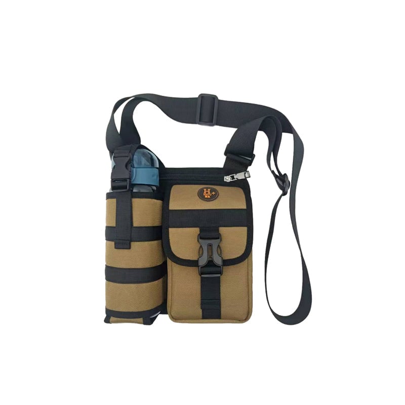 Sacs imperméables de fronde de bandoulière de poitrine de camping avec le support de bouteille d'eau