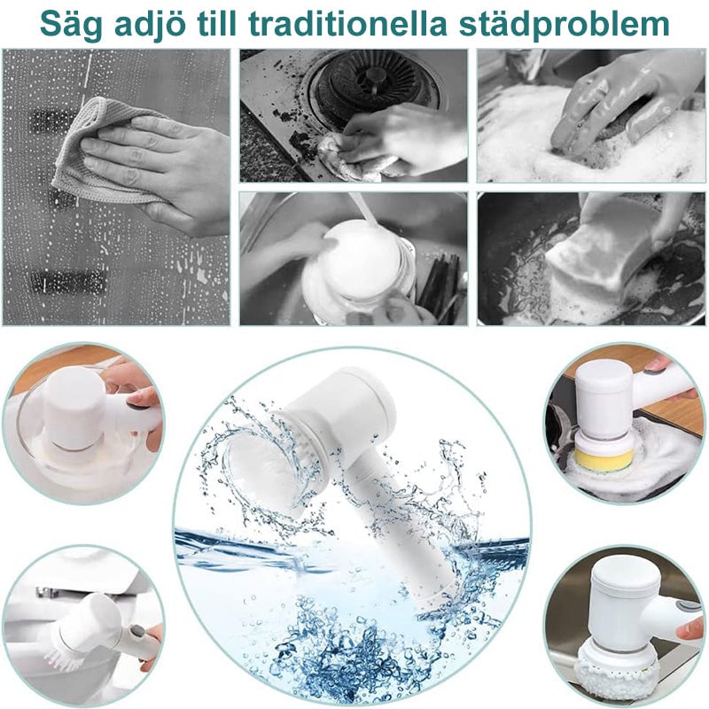 Uppladdningsbar Elektrisk Rengöringsborste