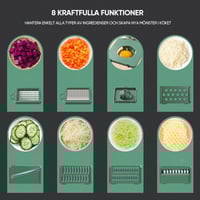 Multifunktionellt grönsaksskärset