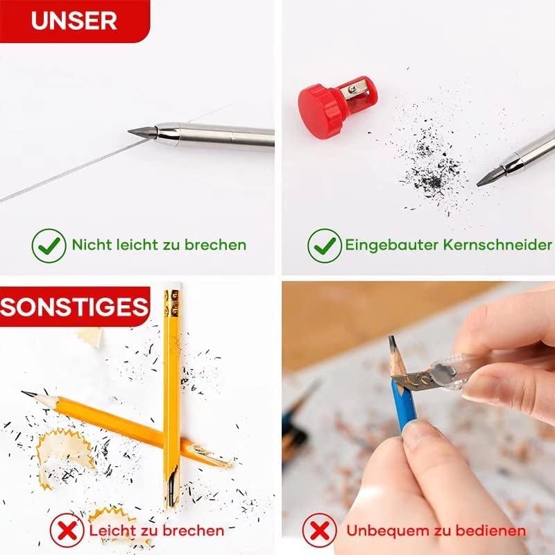 Saker Multifunktionales Anreißwerkzeug DIY Anreißlehre mit Tieflochstift