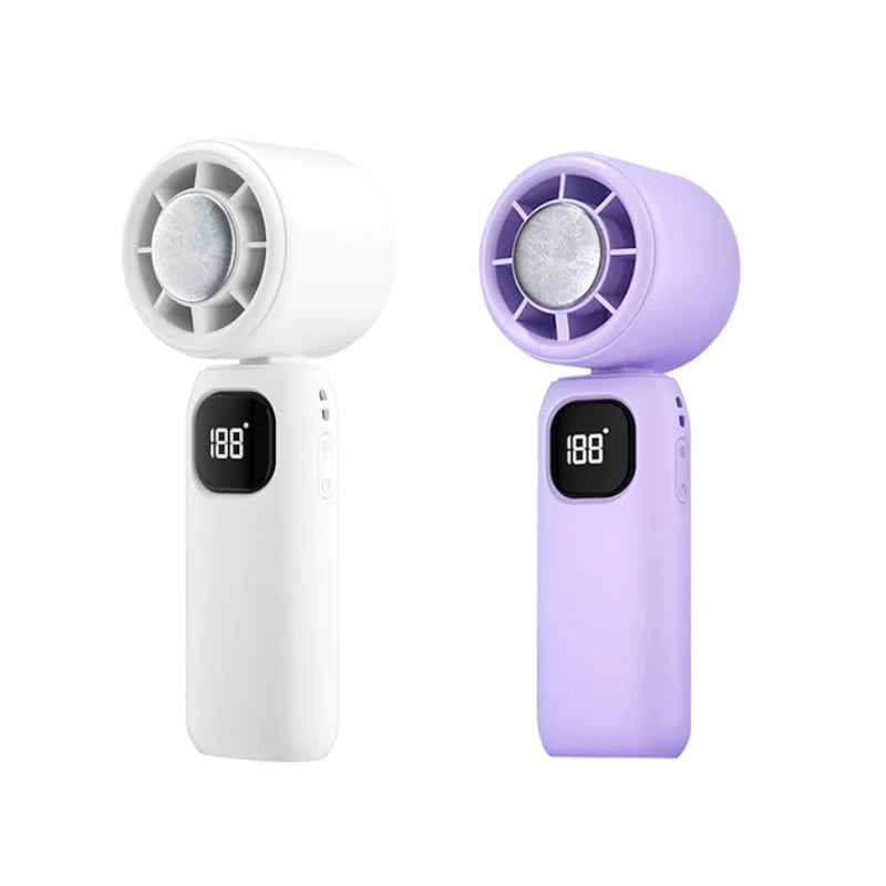 Foldable Ice Cooling Handheld Fan