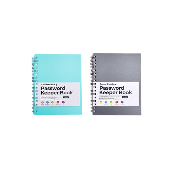 A6 Coil Password Keeper Book