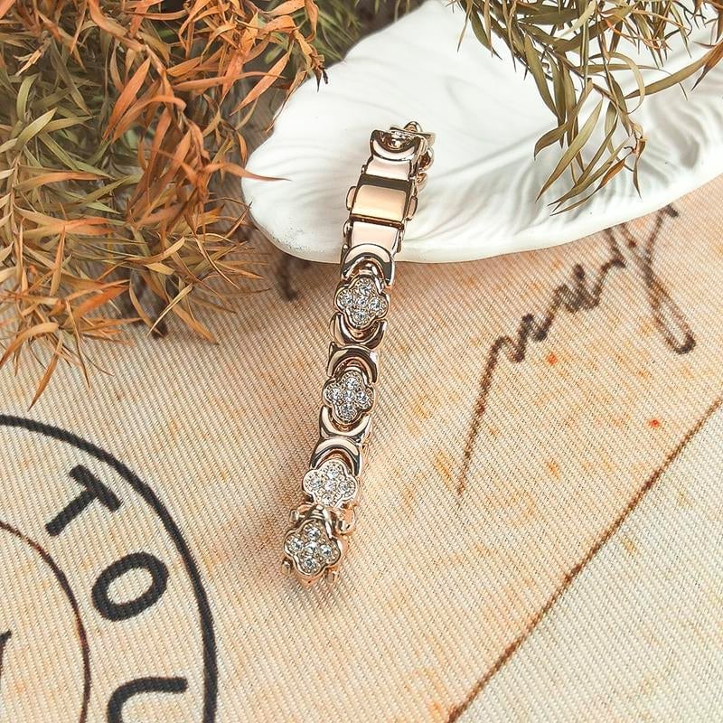 Blumen-Kupferarmband