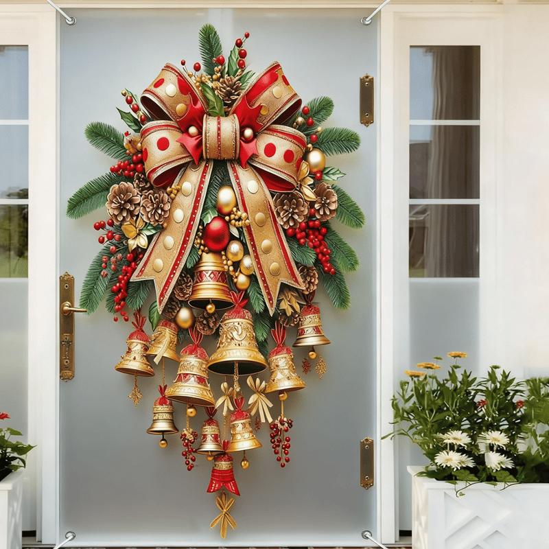 Weihnachtsglocken Türvorhang