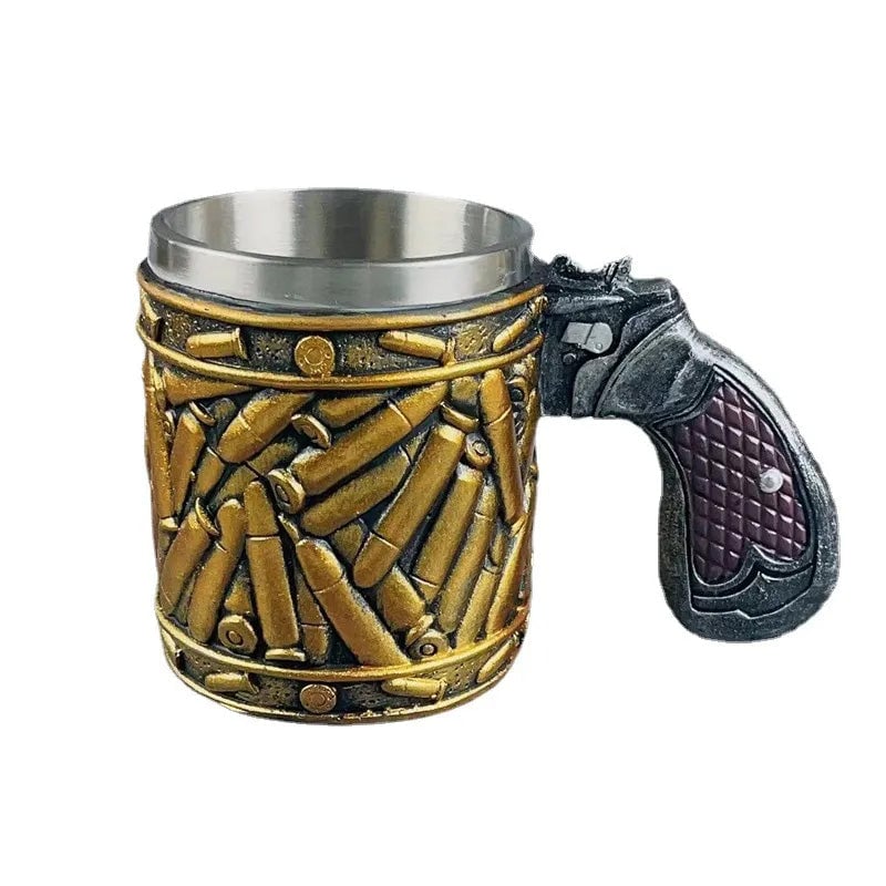 Tasse à bière créative en acier inoxydable